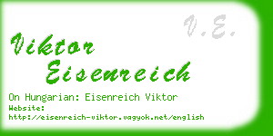 viktor eisenreich business card